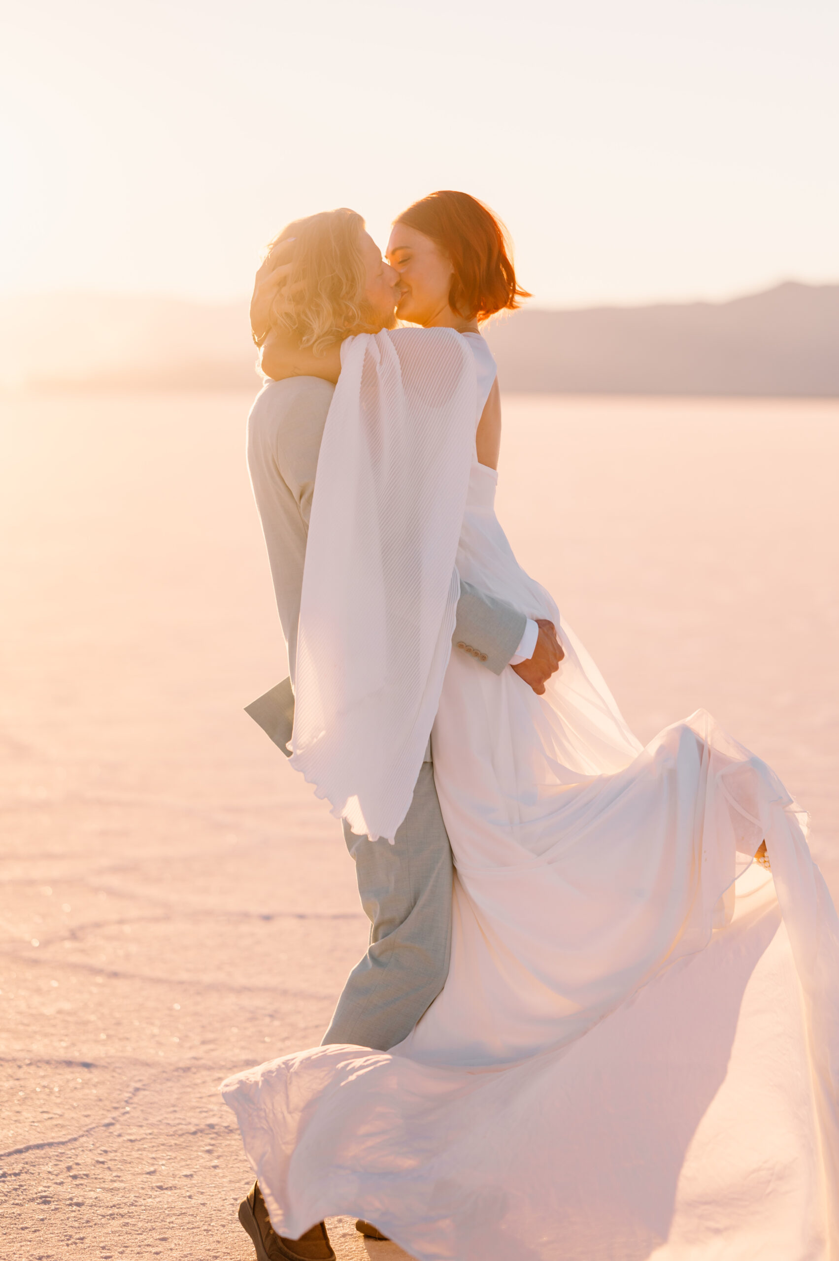 Romantic Salt Flats Elopement Styled Shoot - Utah Photographer